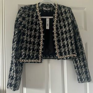 🆕 A+O Cropped Tweed Blazer (matching skirt sep.)